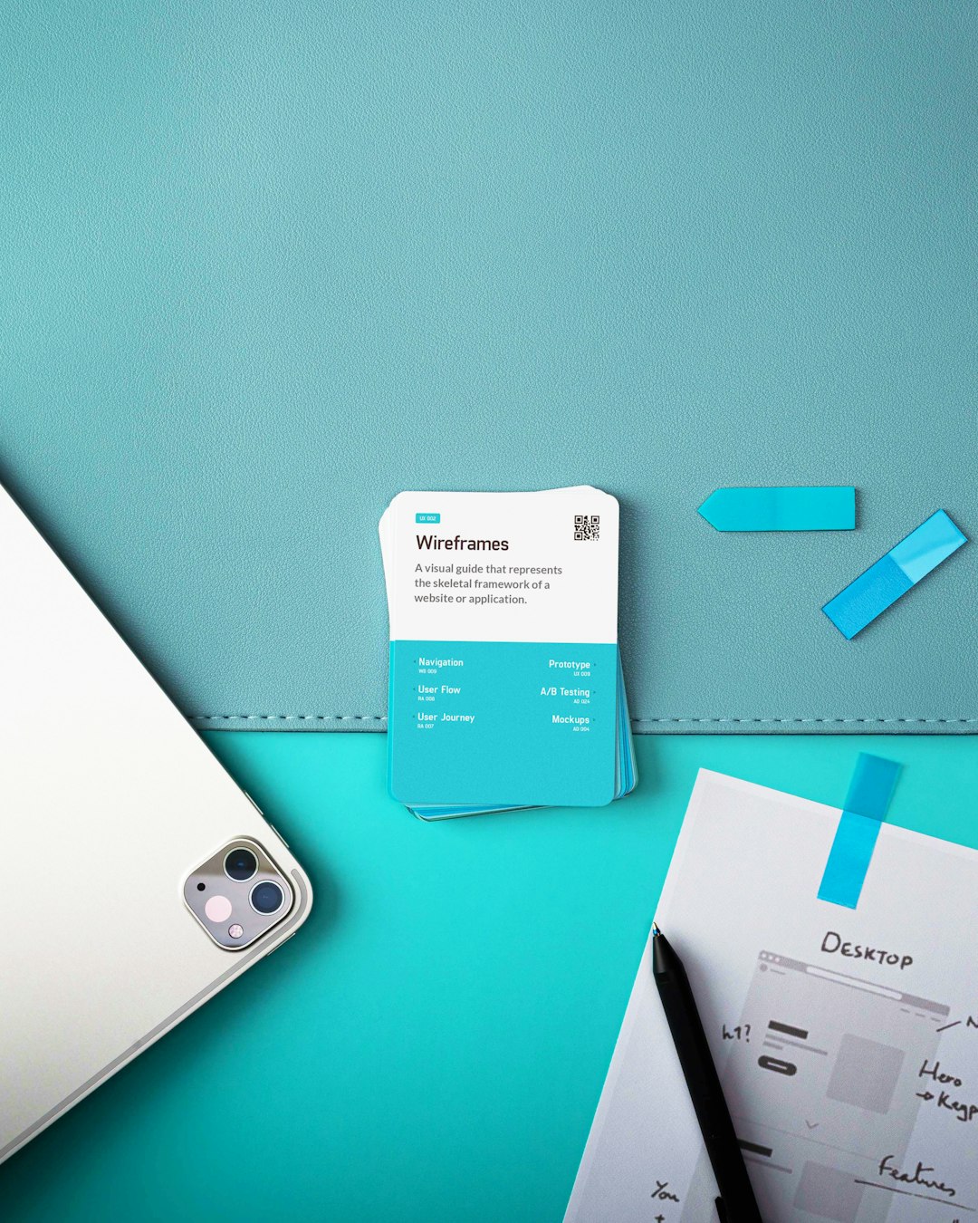 Wireframe card from the Premium Process Kit of Alphabag Deck. This kit lets you work & charge professionally. Learn more & get yours from our official website via https://bit.ly/36yA4aZ